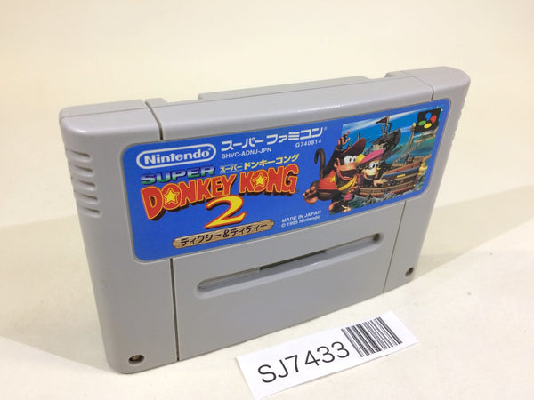 SJ7433 Super Donkey Kong Country 2 SNES Super Famicom Japan