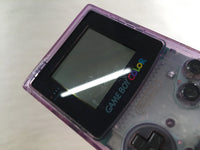 KH6008 With Defects - GameBoy Color Clear Purple Game Boy Console Japan