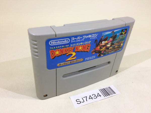 SJ7434 Super Donkey Kong Country 2 SNES Super Famicom Japan