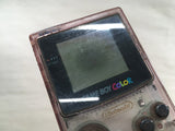 LG2575 Plz Read Item Condi GameBoy Color Clear Purple Game Boy Console Japan