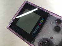 KH6008 With Defects - GameBoy Color Clear Purple Game Boy Console Japan