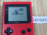 LG1023 With Defects - GameBoy Pocket Red Game Boy Console Japan