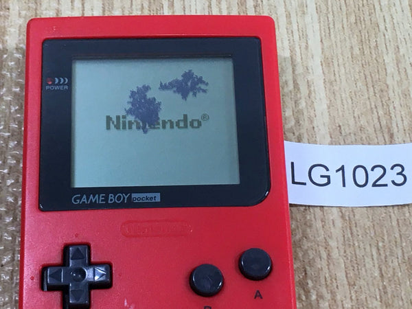 LG1023 With Defects - GameBoy Pocket Red Game Boy Console Japan