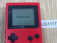 LG1117 Tested Working - GameBoy Pocket Red Game Boy Console Japan