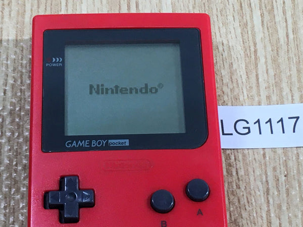 LG1117 Tested Working - GameBoy Pocket Red Game Boy Console Japan