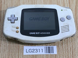 LG2311 Plz Read Item Condi GameBoy Advance White Game Boy Console Japan