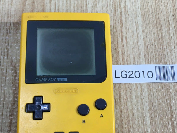 LG2010 With Defects - GameBoy Pocket Yellow Game Boy Console Japan