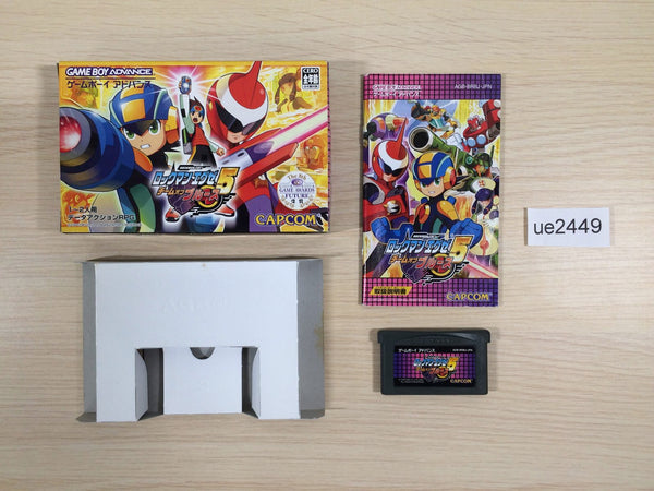 UE2449 Rockman Exe 5 Team of Blues Megaman BOXED GameBoy Advance Japan