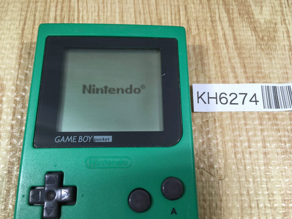 KH6274 Tested Working - GameBoy Pocket Green Game Boy Console Japan
