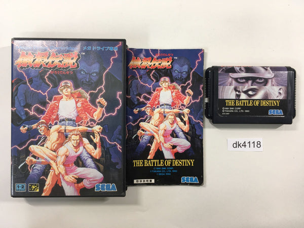 DK4118 Fatal Fury Garou Densetsu BOXED Mega Drive Genesis Japan