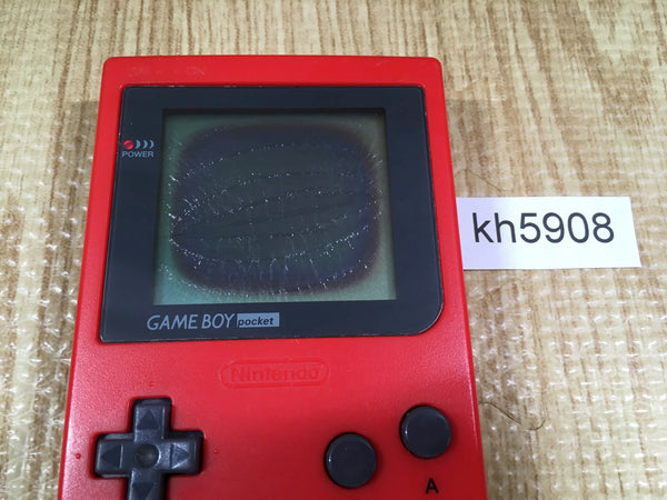 KH5908 With Defects - GameBoy Pocket Red Game Boy Console Japan