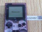 LG2482 GameBoy Pocket Clear Purple Game Boy Console Japan