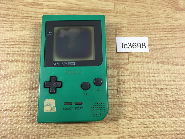 LC3698 Not Working - GameBoy Pocket Green Game Boy Console Japan