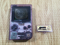 KH6173 With Defects - GameBoy Pocket Clear Purple Console Japan
