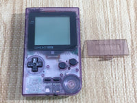 LG2482 Tested Working - GameBoy Pocket Clear Purple Game Boy Console Japan