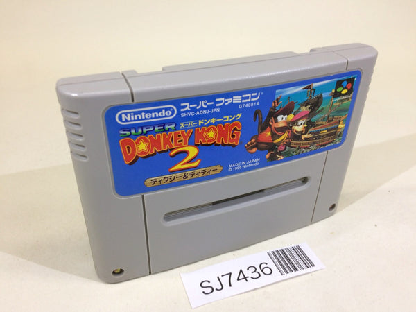 SJ7436 Super Donkey Kong Country 2 SNES Super Famicom Japan