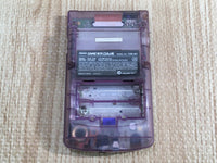 LG2576 Plz Read Item Condi GameBoy Color Clear Purple Game Boy Console Japan