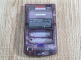 LG2576 Plz Read Item Condi GameBoy Color Clear Purple Game Boy Console Japan