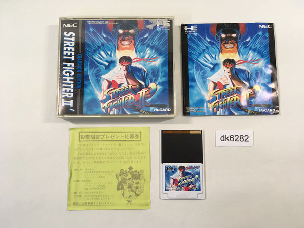 DK6282 Street Fighter II Dash BOXED PC Engine Japan