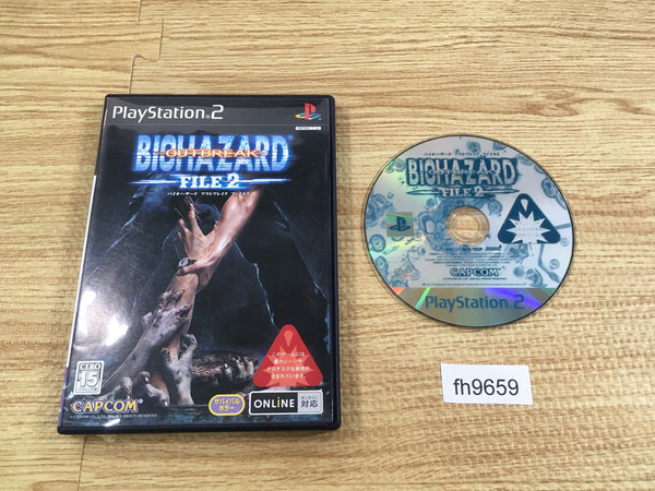 FH9659 Biohazard Resident Evil Out Break File 2 PS2 Japan