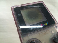 LG2576 Plz Read Item Condi GameBoy Color Clear Purple Game Boy Console Japan