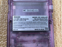 LF9610 With Defects - GameBoy Pocket Clear Purple Console Japan