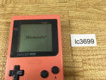 LC3699 Tested Working - GameBoy Pocket Pink Game Boy Console Japan