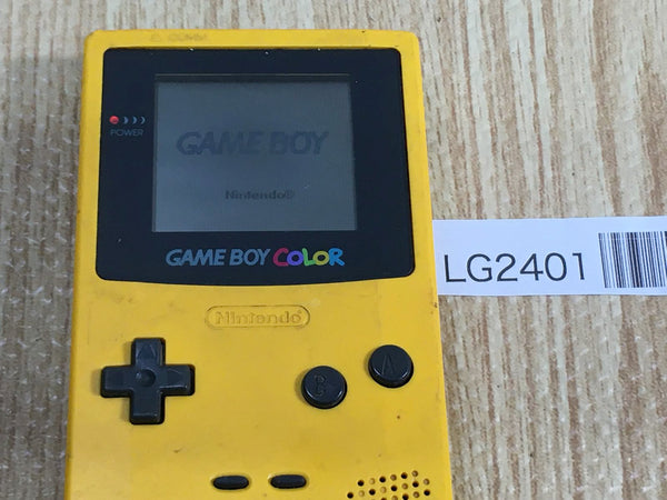 LG2401 Plz Read Item Condi GameBoy Color Yellow Game Boy Console Japan