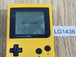LG1436 Tested Working - GameBoy Pocket Yellow Game Boy Console Japan