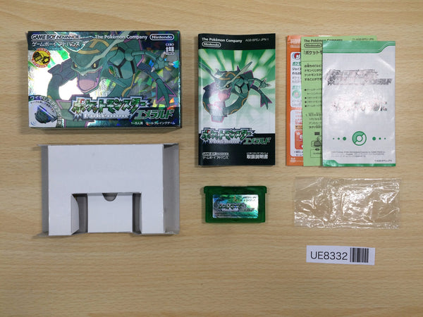 UE8332 Pokemon Emerald BOXED GameBoy Advance Japan
