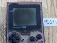 LF9611 With Defects - GameBoy Pocket Clear Purple Console Japan