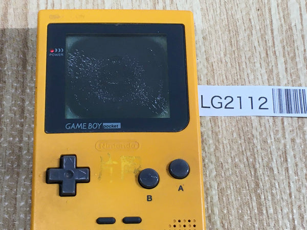 LG2112 With Defects - GameBoy Pocket Yellow Game Boy Console Japan