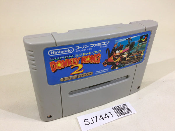 SJ7441 Super Donkey Kong Country 2 SNES Super Famicom Japan