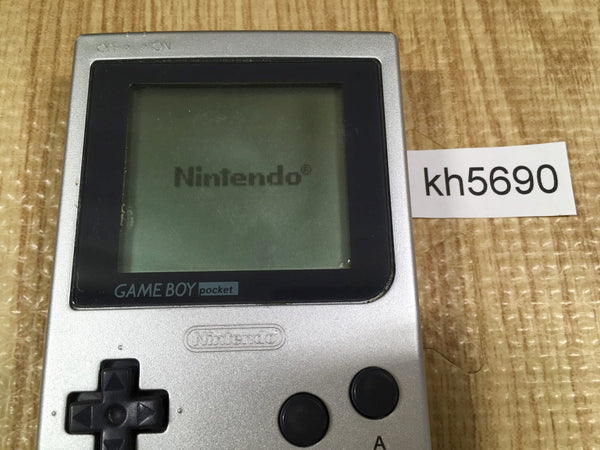 KH5690 Tested Working - GameBoy Pocket Silver Game Boy Console Japan
