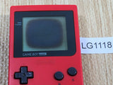 LG1118 With Defects - GameBoy Pocket Red Game Boy Console Japan
