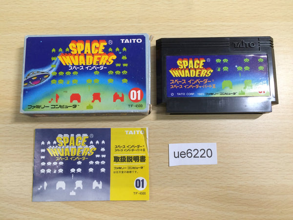 UE6220 Space Invaders Part 2 BOXED NES Famicom Japan