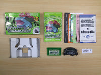 UE6117 Pokemon Leaf Green BOXED GameBoy Advance Japan