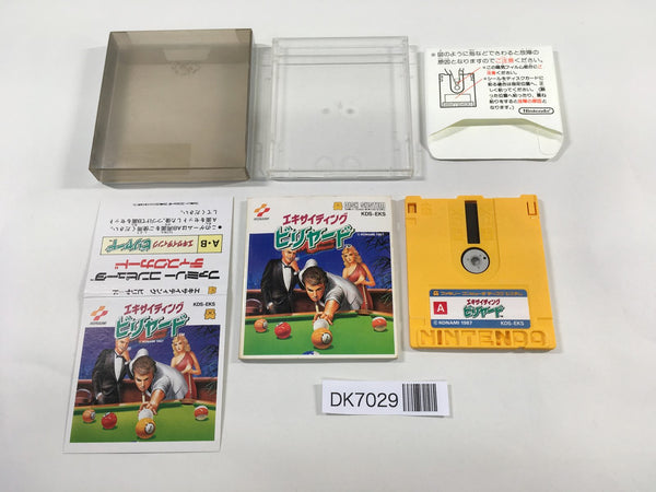 DK7029 Exciting Billiard BOXED Famicom Disk Japan