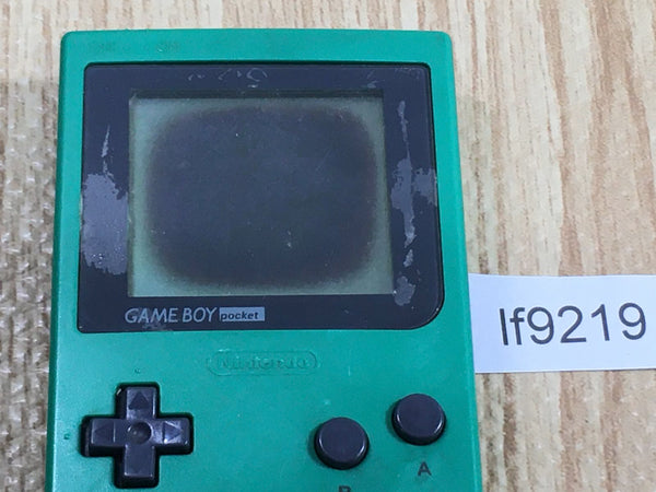LF9219 With Defects - GameBoy Pocket Green Game Boy Console Japan