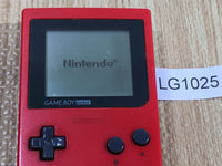 LG1025 Tested Working - GameBoy Pocket Red Game Boy Console Japan