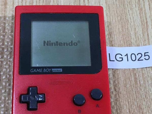 LG1025 Tested Working - GameBoy Pocket Red Game Boy Console Japan