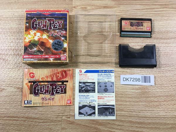 DK7298 GUNPEY BOXED Wonder Swan Bandai Japan