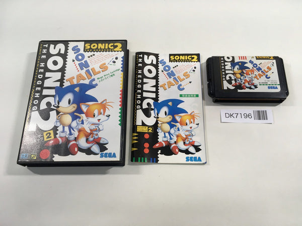 DK7196 Sonic The Hedgehog 2 BOXED Mega Drive Genesis Japan