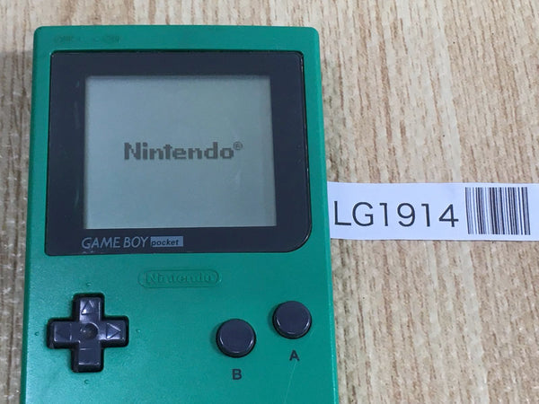LG1914 Tested Working - GameBoy Pocket Green Game Boy Console Japan