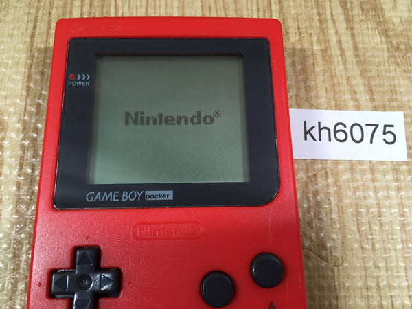 KH6075 Tested Working - GameBoy Pocket Red Game Boy Console Japan