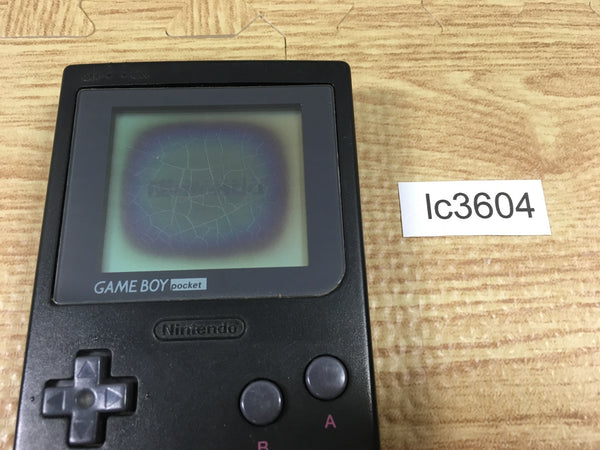 LC3604 With Defects - GameBoy Pocket Black Game Boy Console Japan