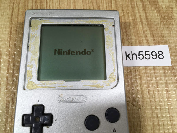 KH5598 With Defects - GameBoy Pocket Silver Game Boy Console Japan