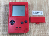 LG1119 Not Working - GameBoy Pocket Red Game Boy Console Japan