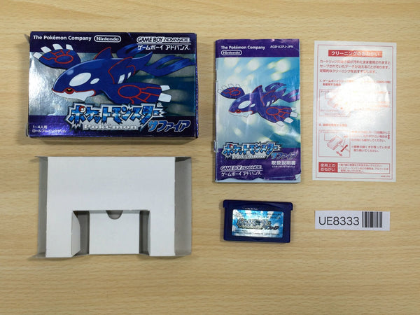 UE8333 Pokemon Sapphire BOXED GameBoy Advance Japan