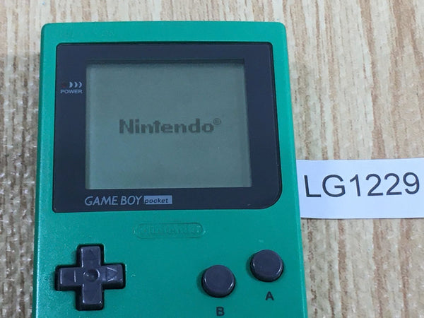 LG1229 Tested Working - GameBoy Pocket Green Game Boy Console Japan